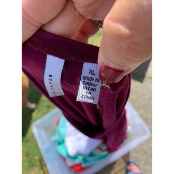 🌸3/$15🌸Deep Purple Long Sleeve Round Neck Knit Dress XL - Picture 4 of 5